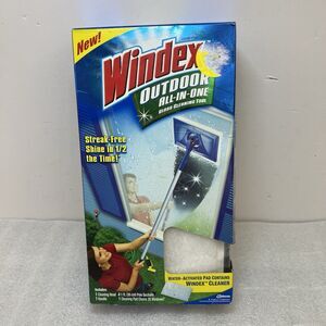 Windex Outdoor All-In-One Glass & Window Cleaning Tool Starter Kit New Sealed